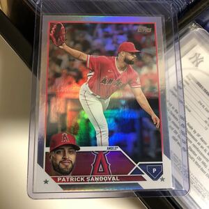 2023 Topps Series 1 - Patrick Sandoval #327 Rainbow Foil