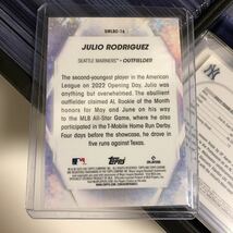 Julio Rodriguez 2023 Topps Series 1 #SMLBC-16 Chrome Stars of MLB Seattle Mariners_画像2