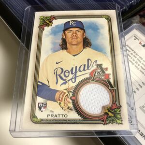 2023 Topps ALLEN & GINTER NICK PRATTO RELIC ROYALS RC AGRA-NP