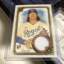 2023 Topps ALLEN & GINTER NICK PRATTO RELIC ROYALS RC AGRA-NP_画像1