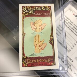 Allen Test 2023 Topps Allen & Ginter #BAN-11 By Any Other Name Miniの画像2