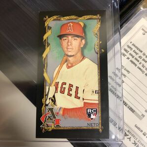 Zach Neto 2023 Topps Allen and Ginter Mini Black Boader #194 RC-LA Angelsの画像2