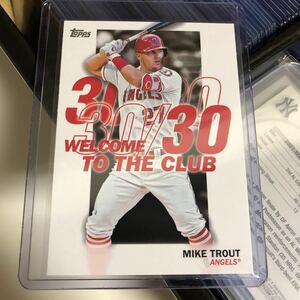 Mike Trout 2023 Topps Welcome to the Club #WC-15 Mint Los Angeles Angels