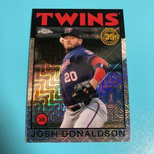 Josh Donaldson 2021 Topps Update #86C-13 1986 Topps Chrome Mojo Refractor Twins