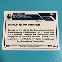 George Kirby 2023 Topps Update Serise All Star Game #ASG-36 Mariners._画像2