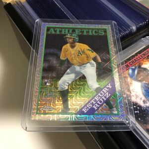 ESTEURY RUIZ 2023 Topps Chrome 1988 Silver Pack Mojo RC #2T88C-90 - Oakland A's