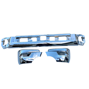  new model 20 Canter 2 ton wide plating front bumper center + bumper corner left right set [ Hokkaido * Okinawa * remote island shipping un- possible ]