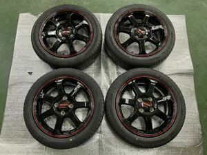 スペーシア N-BOX タント 新品 RMPレーシング R07 15インチ ダンロップ エナセーブ EC204 165/55R15タイヤホイール4本セット 未使用品