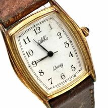 【電池切れ　難有り】SEIKO　セイコー クォーツ腕時計　Y481-5880　ゴールドケース　ALBA　アルバ　ケース幅：2.3_画像1