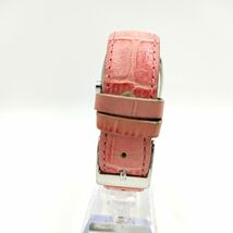 【電池切れ】COTE D'AZUR　コート ダ ジュール　クォーツ腕時計　ラインストーン　レザーベルト　ケース幅：3.0_画像8