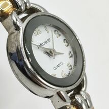 【電池切れ】Vitaroso ヴィタロッソ　クォーツ腕時計　レディース　バングルウォッチ　レザーブレスレット　ケース：2.2_画像7