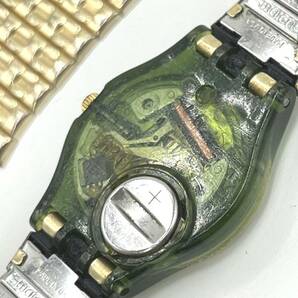 【電池切れ】Swatch スウォッチ 6131 クォーツ腕時計 スプリングベルト レディースの画像2