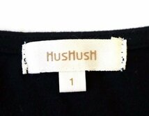 HUSHUSH ハッシュアッシュ タンクトップ レディース ブラック サイズ1 【USED品】10 00135_画像4