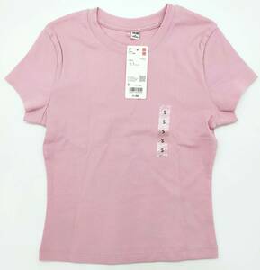 ［未使用品］ユニクロ　S　ミニTシャツ　ピンク