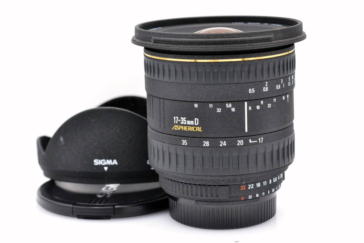 SIGMA EX ZOOM 17-35mm 2 8-4 ニコン用 FX 広角ズームレンズ フード付