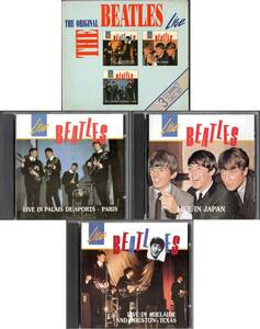 3CD【THE BEATLES LIVE（Germany製 1991年）スリップケース付き】Beatles ビートルズ