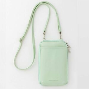 2 140 NATURAL BEAUTY BASIC (MINT) ガバッと開くスマホポーチ 送料350円