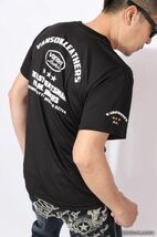 VANSON ドライメッシュ 半袖 Tシャツ VS22802S ブラック×ホワイト【XLサイズ】バンソン_画像5