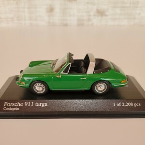 1/43 ミニチャンプス MINICHAMPS ミニカー/Porsche 911 targa 1967 Condagrun/ポルシェ 911 タルガ グリーン