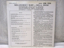 09F110 JUBILEE RECORDS [MELANCHOLY BABY] DELLA REESE 長期保管品 現状 1点限り 売り切り_画像2