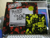 EXPLOITED エクスプロイテッド / PUNKS NOT DEAD U.K.(EEC) Limited Red Vinyl LP+7“(YOP) GBH DISCHARGE CHAOS UK DISORDER VARUKERS_画像1
