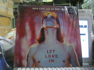 NICK CAVE AND THE BAD SEEDS ニックケイヴ / LET LOVE IN U.K.LP シールド残り Birthday Party BLIXA BARGELD 