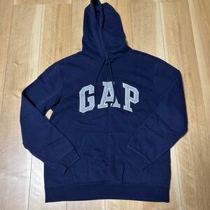 ギャップ　GAP☆スウェットパーカー スウェット　ネイビー　紺　裏起毛　ロゴ