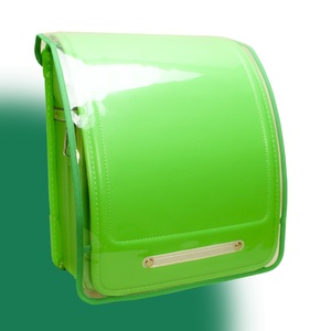 ランドセルカバー　透明　Clear×Solid　グリーン（難あり）