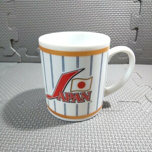 侍JAPAN「マグカップ 1個」陶器製 2007年 野球日本代表 侍ジャパン