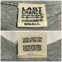 ●USA製 有刺鉄線 LAST CHANCE ラストチャンス ビンテージ オールド Tシャツ S グレー 90s 00s アメリカ製 LC 90年代 ハードコア パンク_画像10