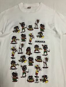 ●90s USA製 ラスタマン レゲエ 総柄 ビンテージ tシャツ M 1992年 エロ 48手 四十八手 90's ヴィンテージ ジャマイカ レアパターン SEX