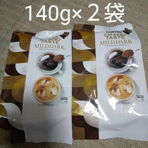 キーコーヒーインスタントコーヒー詰め替え140g×2袋