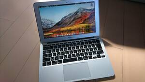 【ジャンク】Apple Macbook Air Late 2010 A1370 11インチ 上位モデル 4Gメモリ 128ＧSSD バッテリー交換済 High Sierra【説明必読】