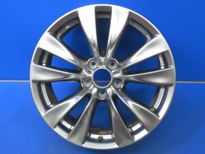 軽傷 フーガ Y51 純正 18X8J +43 PCD114.3 5穴 18インチ ホイール 1本 (g088626)