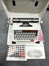  Hsss BROTHER ブラザー タイプライター Deluxe333 JPI-333型 ケース 説明書付き 昭和 レトロ コレクション 動作確認済_画像5