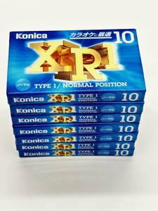 T1021a Konica コニカ XR1 TYPE1/NORMAL POSITION カラオケに最適10 カセットテープ 7巻セット 