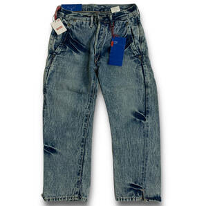 【Levi's circle R】リーバイス サークルアール R1101-5538 00s クロップドデニム ケミカル ボタンフライ 日本製 貴重 デッドストックの画像1