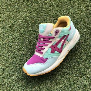 美品23.5 asics×Lily Brown×atmos GEL SAGA アシックス×リリィ ブラウン×アトモス ゲルサガ HW272