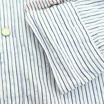 23区 HOMME オム 通年 2way リバーシブル★ ストライプ 長袖 シャツ Sz.48　メンズ　A3T11226_9#C_画像4