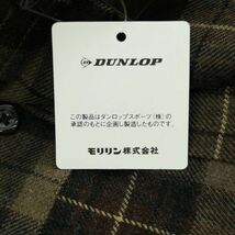 【新品 未使用】 DUNLOP MOTORSPORT ダンロップ 秋冬 ウール混★ 長袖 チェック シャツ Sz.XL　メンズ 大きいサイズ ゴルフ　A3T11497_A#B_画像7