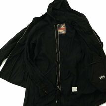 PPFM ペイトンプレイス 通年 2way★ 変形 トランスフォーム デザイン コットン モッズコート Sz.L　メンズ 黒　A3T11828_A#O_画像5