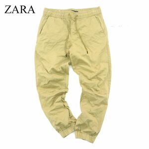 ZARA ザラ マン 現行タグ★ 通年 膝立体 イージー ストレッチ テーパード ジョガー パンツ Sz.M　メンズ　A3B04878_A#R