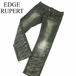 EDGE RUPERT ルパート 通年 USED加工★ スリム ストレート デニム パンツ ジーンズ Sz.4　メンズ　A3B04875_A#R