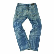 イタリア製★ DIESEL ディーゼル 【VIKER 008K2】 ダメージ加工 ストレート デニム パンツ ジーンズ Sz.28　メンズ　A3B04874_A#R_画像5