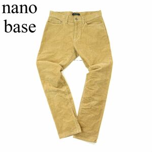 nano base ナノユニバース 秋冬 コーデュロイ★ ストレッチ スキニー ワーク パンツ Sz.M　メンズ　A3B04958_A#Q