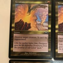 マジックザギャザリング 終止　Terminate 英語版 4枚セット　プレーンシフト　PLS MTG_画像2