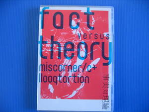 DVD■特価処分■視聴確認済■fact versus theory ミスコーナー・ルークトーション ~事実 対 理論~ DVD+CD■No.2384