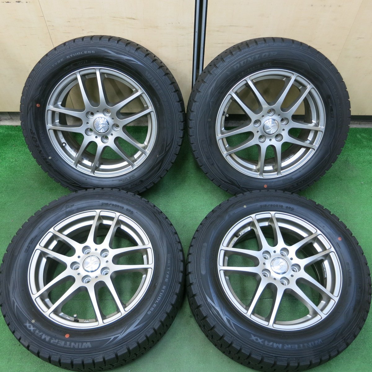 バリ溝!キレイ!9.5分☆プジョー等 195/55R16 スタッドレス