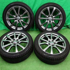 バリ溝！8.5分★スタッドレス 225/45R18 ピレリ アイスアシンメトリコ プラス T.R.G. TRG 18インチ PCD114.3/5H★