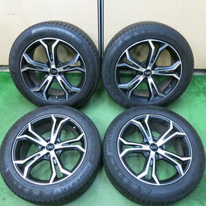 バリ溝！9.5分以上★ボルボ等 VST 235/55R19 スタッドレス コンチネンタル コンチバイキングコンタクト6 アルミ PCD108/5H★